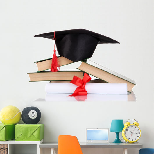 Grad Hat with Diploma