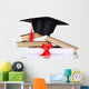 Grad Hat with Diploma