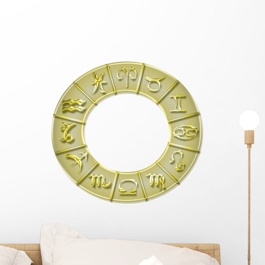segni zodiacali oro 2 Wall Decal
