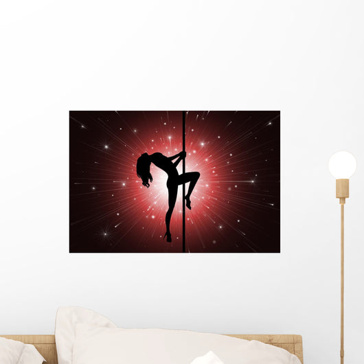 Pole Dancer Wall Mural