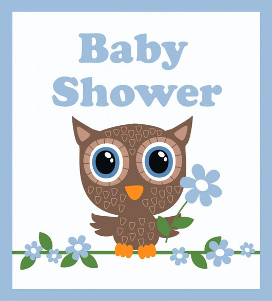 Baby Shower Boy Wall Mural