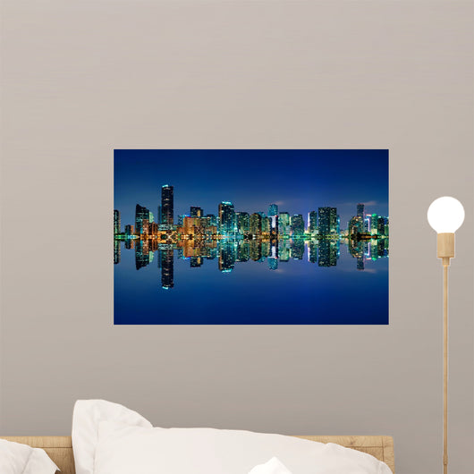 Miami Skyline Night