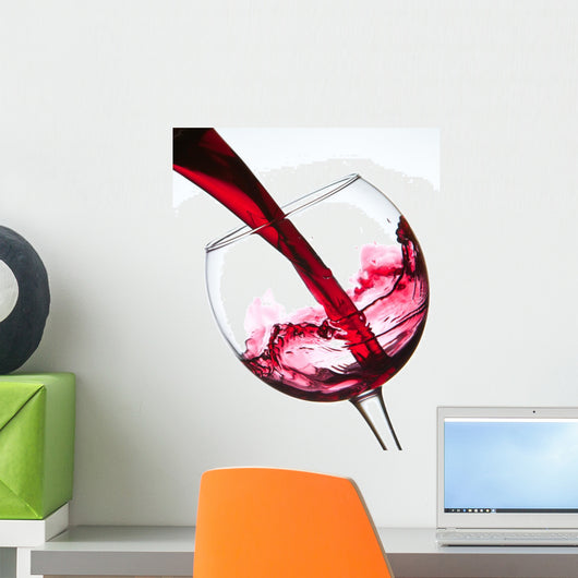 Red Wine Pouring into