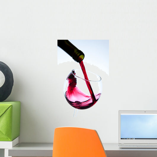 Red Wine Pouring into