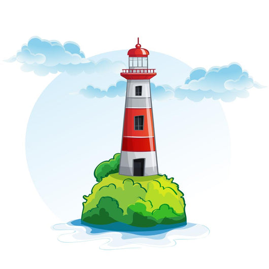 Image Island with Lighthouse