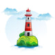 Image Island with Lighthouse