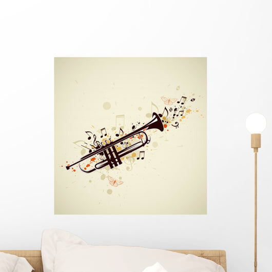 Abstract Trumpet and Notes