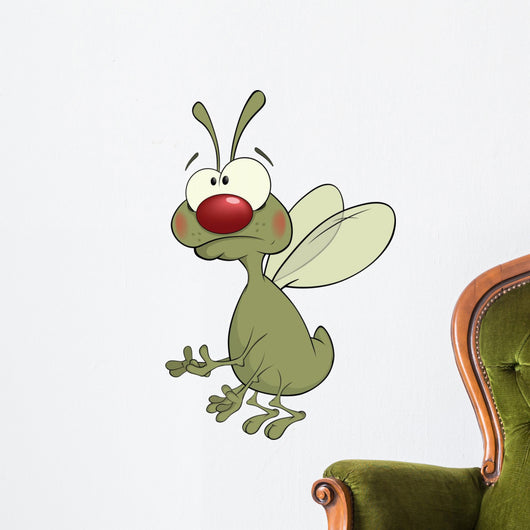 Fly with the big eyes. Cartoon Wall Decal