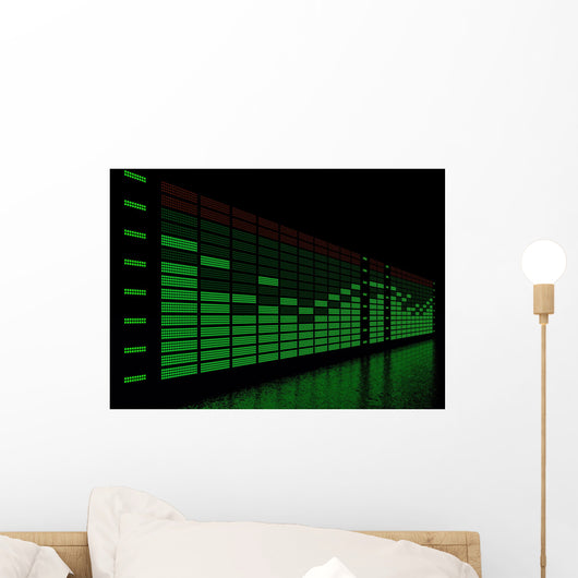 graphic equalizer Wall Mural