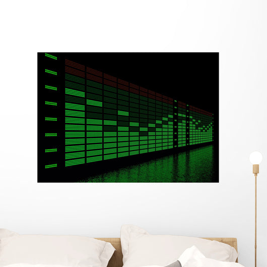 graphic equalizer Wall Mural