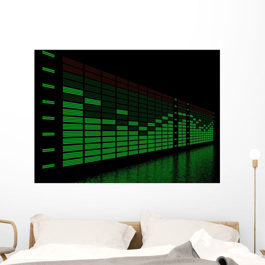 graphic equalizer Wall Mural
