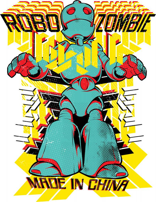 Robo Zombie Wall Decal