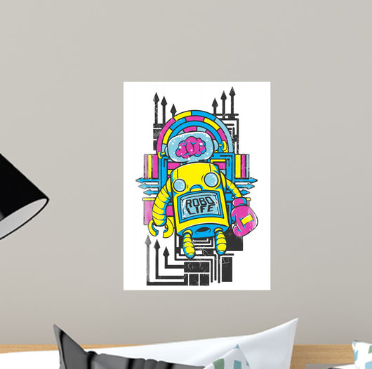 Robo Life Wall Decal