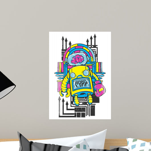 Robo Life Wall Decal