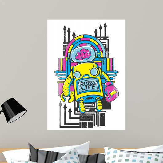 Robo Life Wall Decal