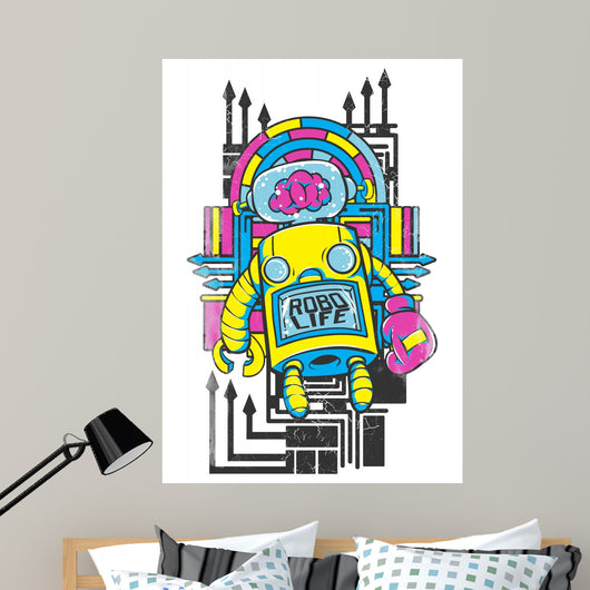 Robo Life Wall Decal