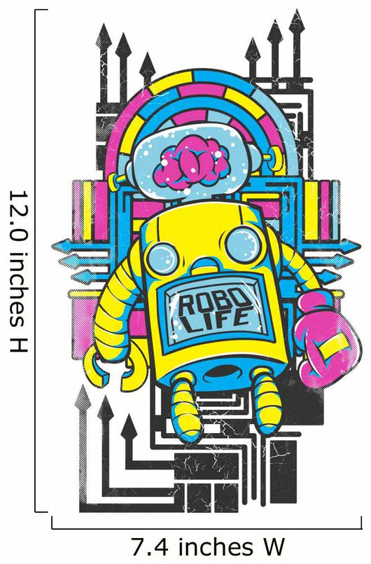 Robo Life Wall Decal