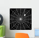 Cobweb with Spider Silhouette