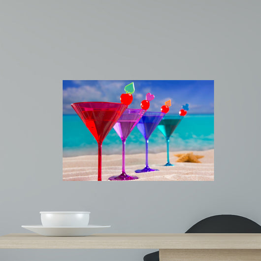 Colorful Cocktail Row with