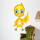 Cute chick cartoon Wall Decal