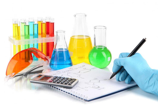 Hand Scientist Writing Formulas