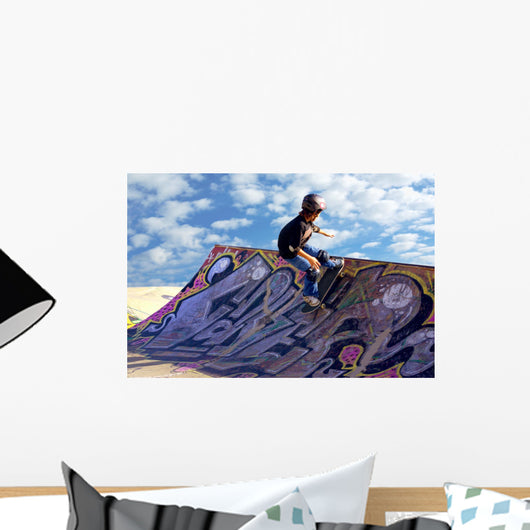 Skateboarder Wall Mural