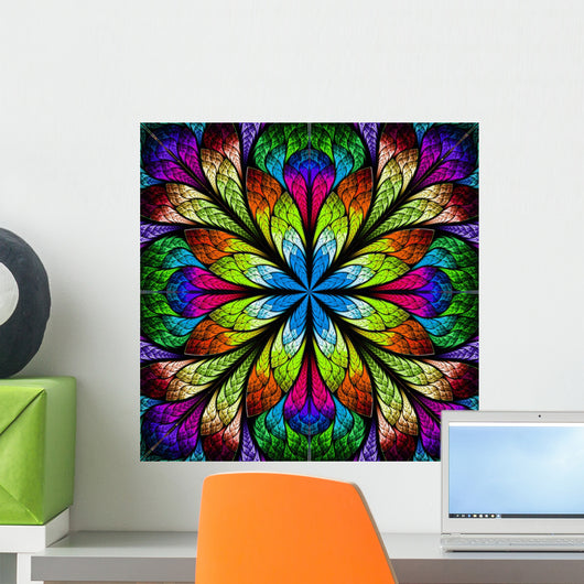Multicolor Beautiful Fractal Flower