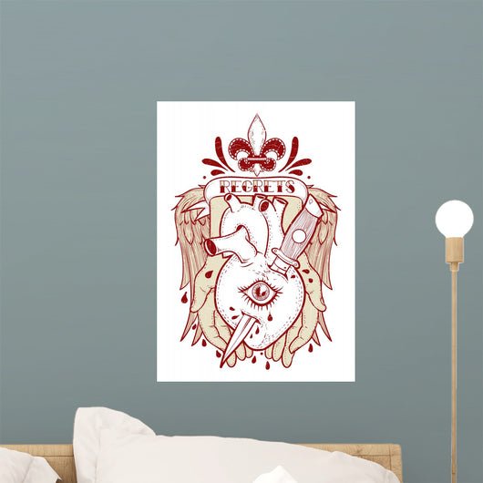 Regrets Wall Decal