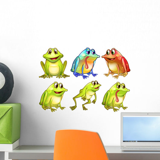 Six Different Frogs