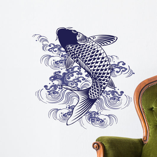日本画調ã®é¯‰ Wall Decal