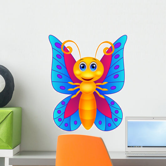 Funny Butterfly Cartoon