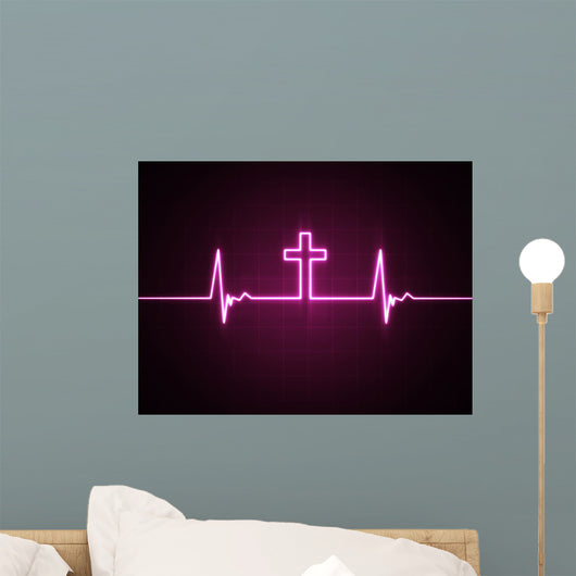 Heart Monitor with Cross