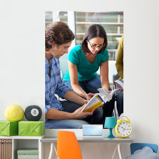 Bible Group Reading Together Wall Mural