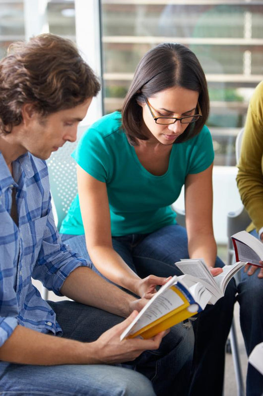 Bible Group Reading Together Wall Mural