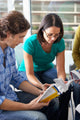 Bible Group Reading Together Wall Mural
