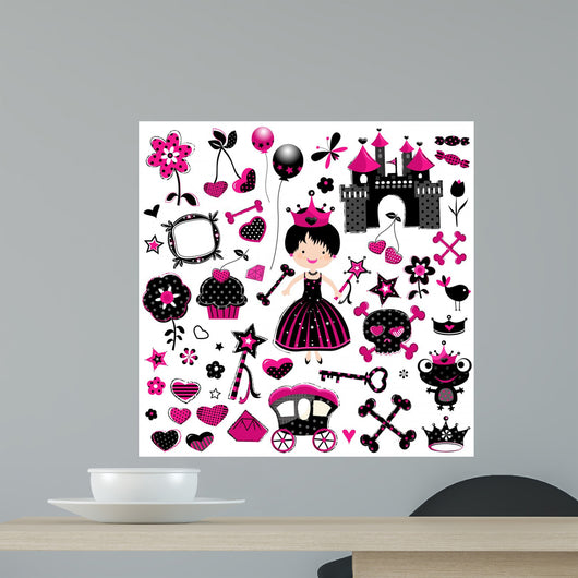 Dark Emo Princess Wall Decal