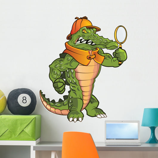 Investigator Gator Wall Decal
