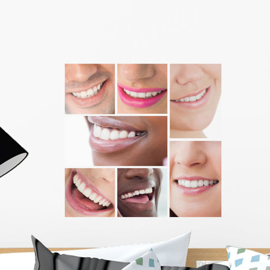 Collage White Smiles