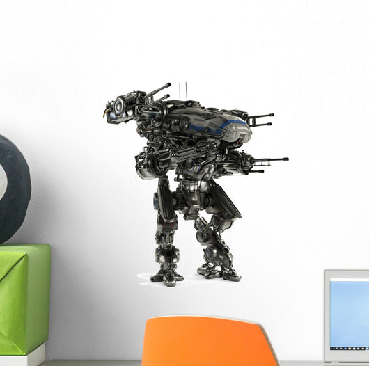 MECH Gun Wall Decal