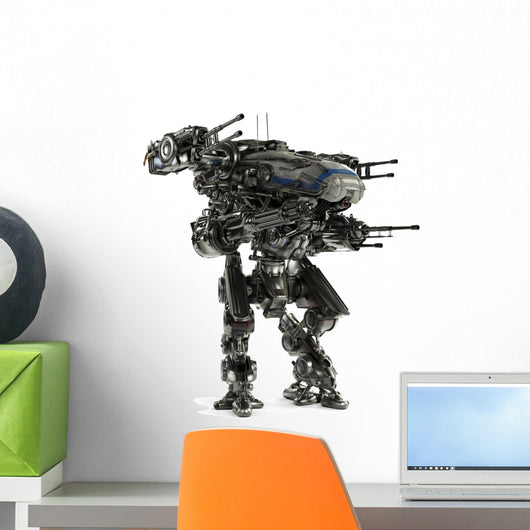 MECH Gun Wall Decal