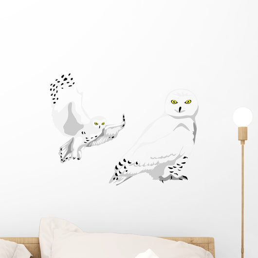 Snowy Owl Wall Mural