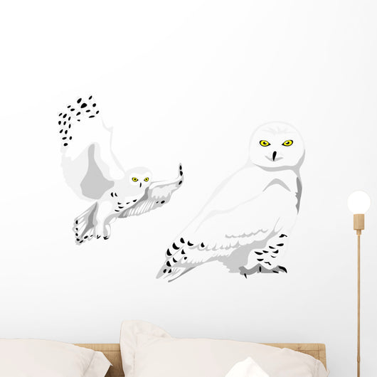 Snowy Owl Wall Mural