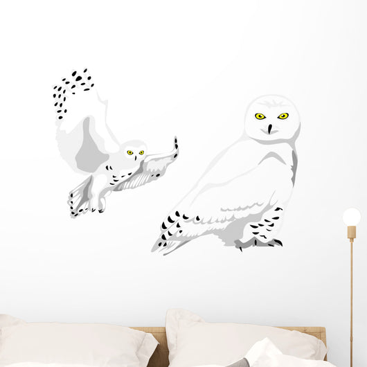 Snowy Owl Wall Mural