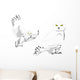 Snowy Owl Wall Mural