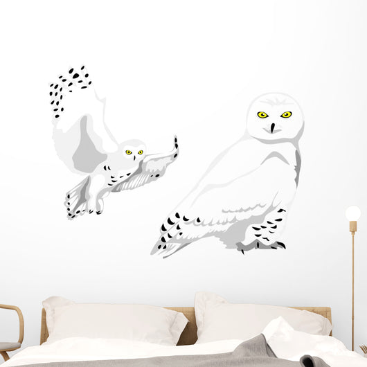 Snowy Owl Wall Mural