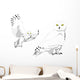 Snowy Owl Wall Mural