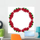 Beautiful red rose Wall Decal