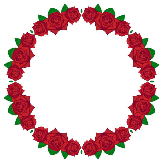 Beautiful red rose Wall Decal