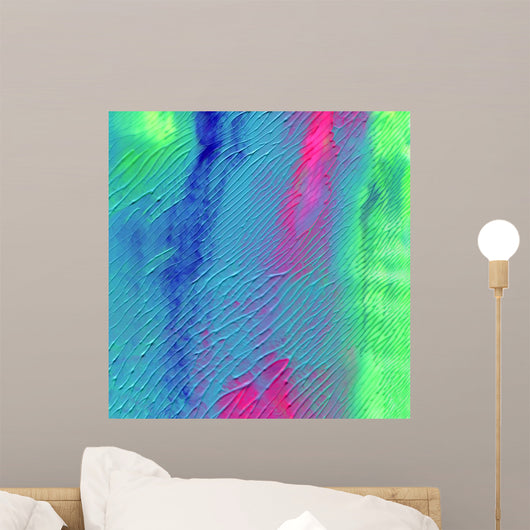 Abstract acrylic painted background Wall Mural