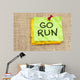 Go Run Reminder Wall Mural